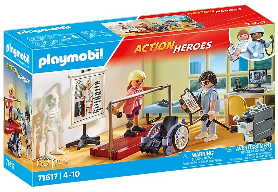 PLAYMOBIL CITY LIFE - ATELIER DE KINÉSITHÉRAPIE #71617
