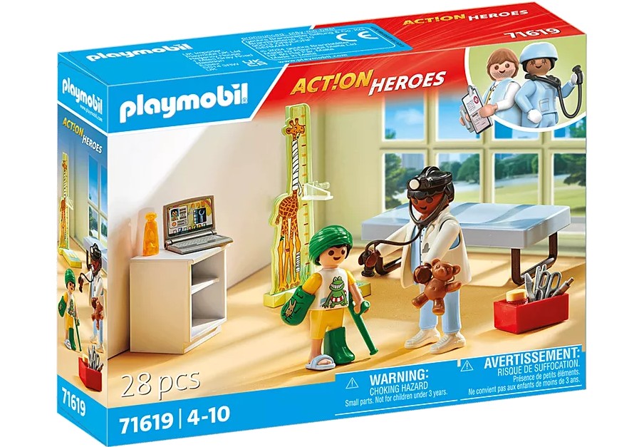 PLAYMOBIL CITY LIFE - PEDIATRICIAN WITH CHILD #71619