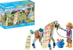 PLAYMOBIL HORSES OF WATERFALL - ELLIE AVEC CHEVAL #71639