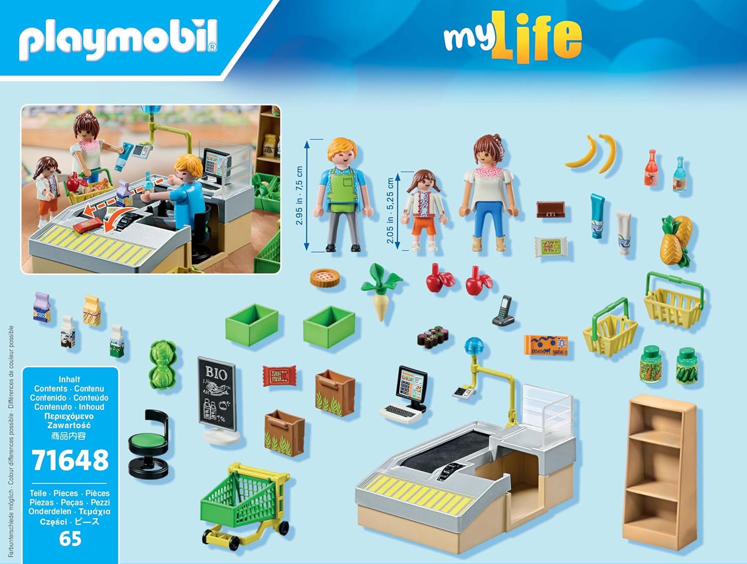 PLAYMOBIL MY LIFE - EPICERIE BIOLOGIQUE #71648