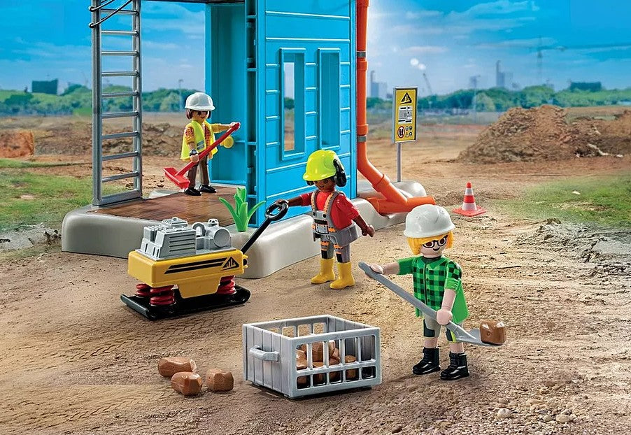 PLAYMOBIL ACTION HEROES - PROMO-PACK OUVRIERS ET CHANTIER #71650