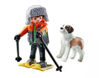 PLAYMOBIL MY LIFE - BOY ON SNOWSHOES WITH HIS ST. BERNARD #71741