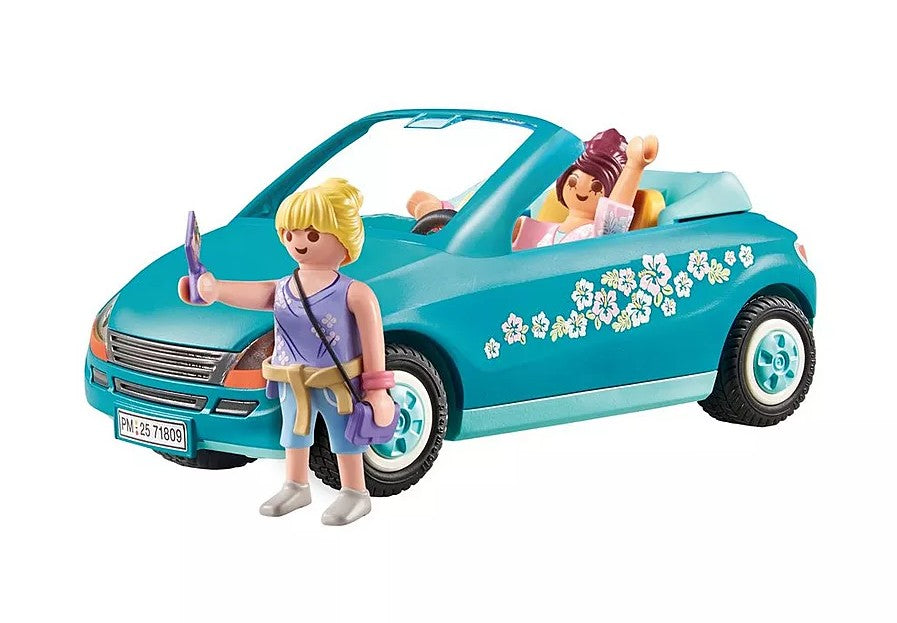 PLAYMOBIL MY LIFE - CABRIOLET ET JEUNES FILLES EN VOYAGE #71809