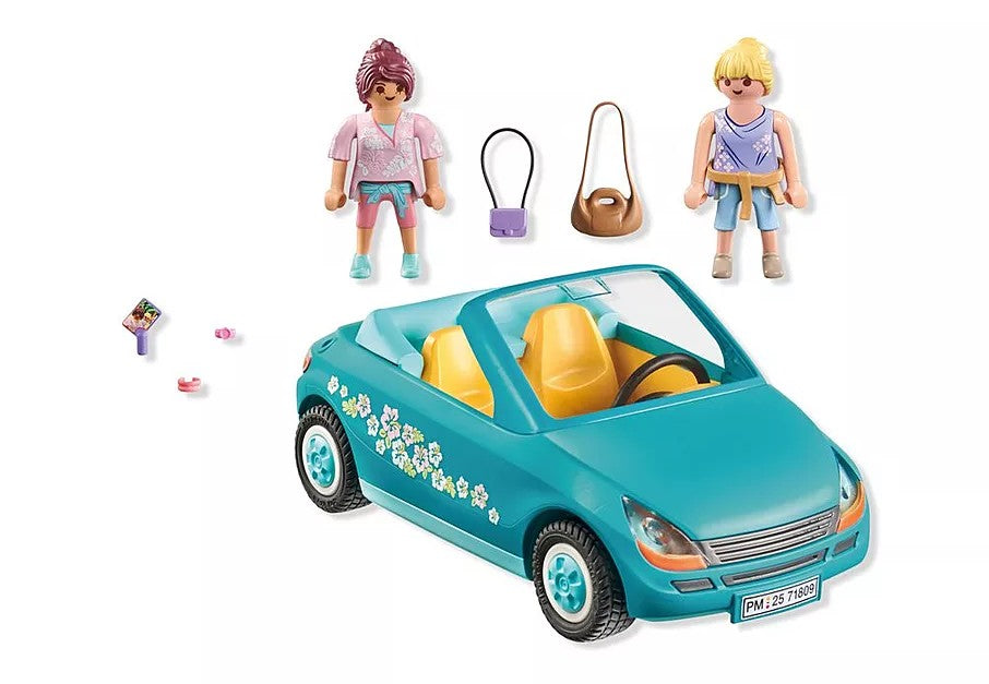 PLAYMOBIL MY LIFE - CABRIOLET ET JEUNES FILLES EN VOYAGE #71809