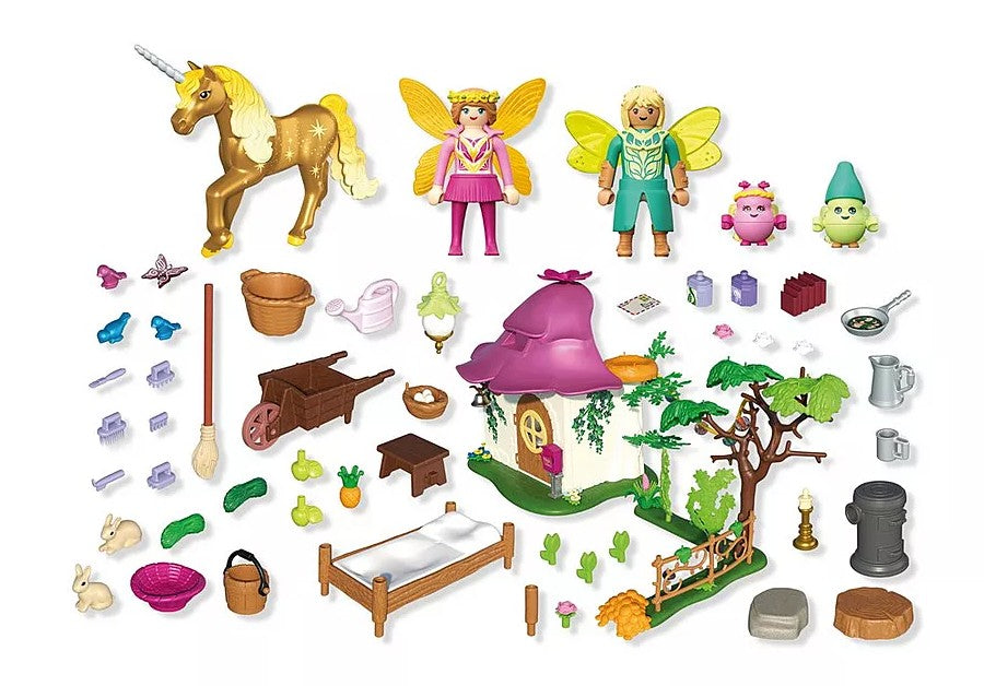 PLAYMOBIL MAGIC - MAISON DE FÉE AVEC LICORNE DORÉE #71838