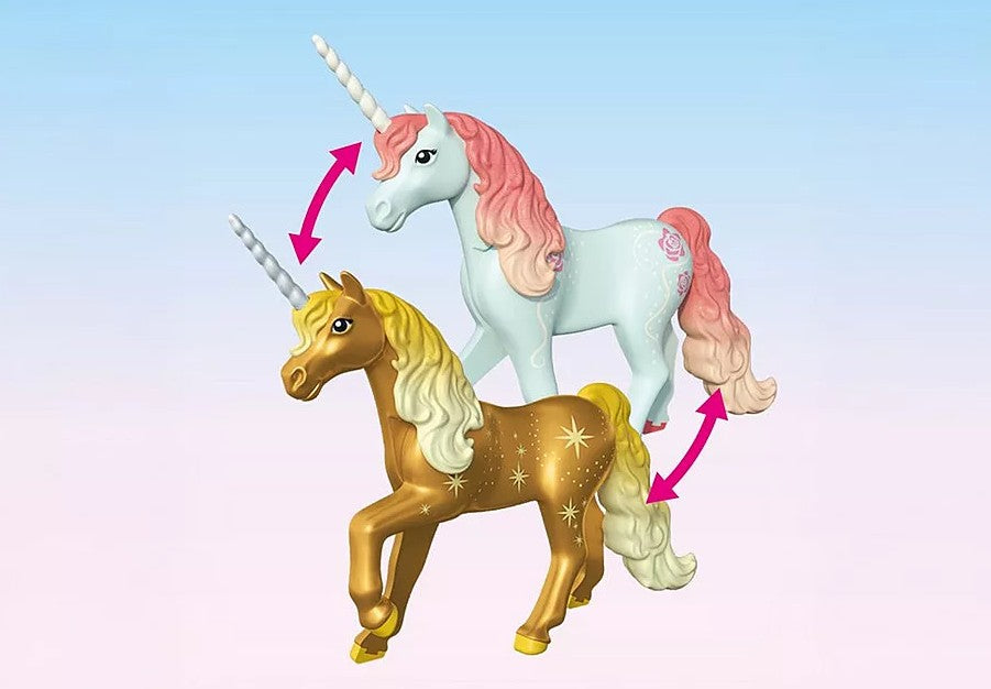 PLAYMOBIL MAGIC - MAISON DE FÉE AVEC LICORNE DORÉE #71838