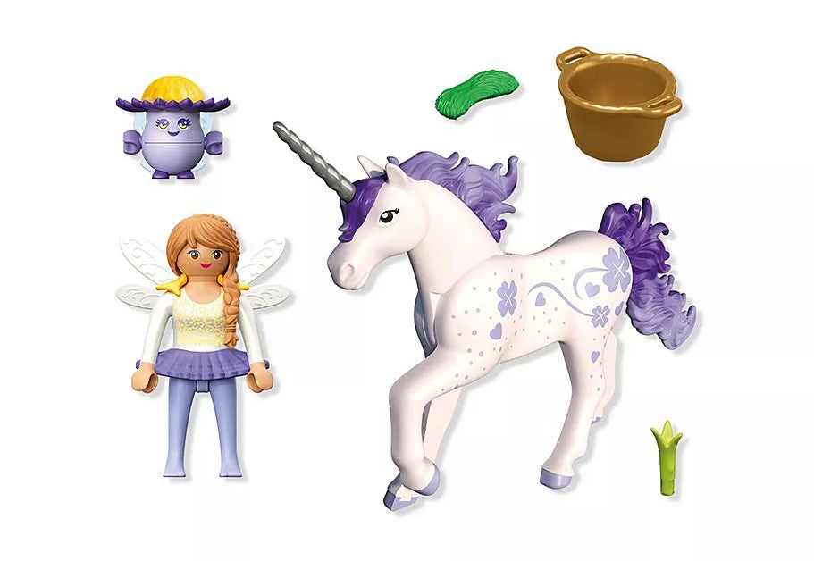PLAYMOBIL MAGIC - LAVENDER UNICORN WITH FAIRY #71843