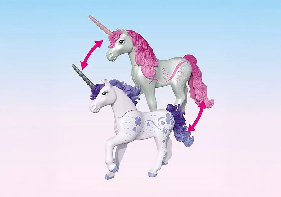 PLAYMOBIL MAGIC - LAVENDER UNICORN WITH FAIRY #71843