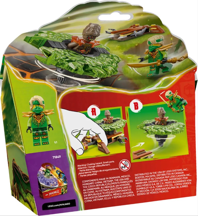 LEGO NINJAGO - LLOYD VS. EARTH MONSTER SPINJITZU SPINNER #71850