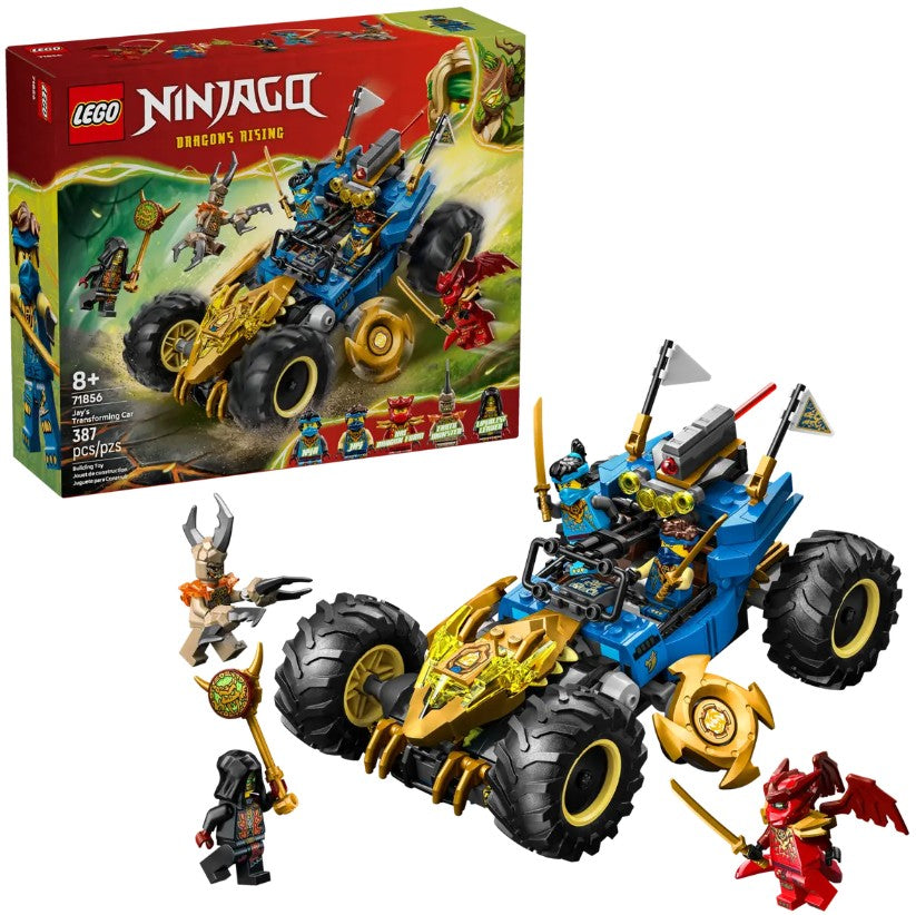 LEGO NINJAGO - LA VOITURE TRANSFORMABLE DE JAY #71856