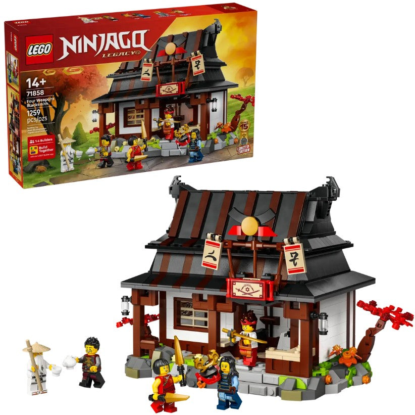 LEGO NINJAGO - THE BLACKSMITH OF THE FOUR WEAPONS - 15TH ANNIVERSARY #71858