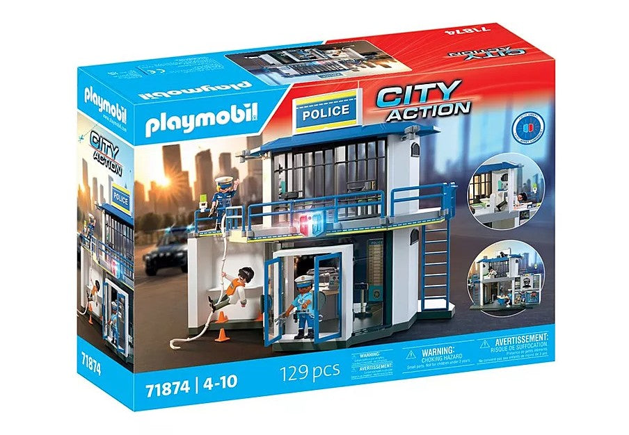 PLAYMOBIL CITY ACTION - POSTE DE POLICE AVEC SALLE DE RECHERCHE #71874