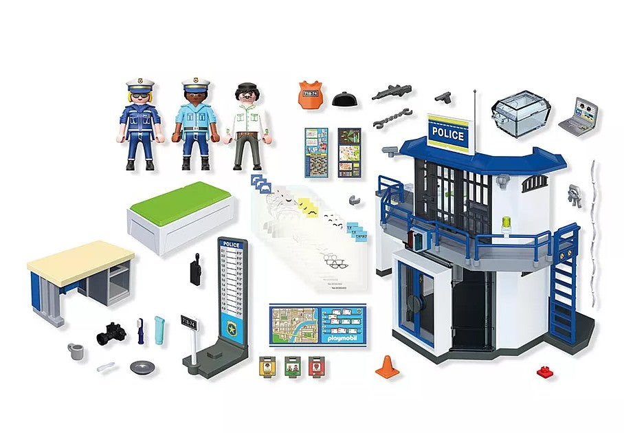 PLAYMOBIL CITY ACTION - POSTE DE POLICE AVEC SALLE DE RECHERCHE #71874