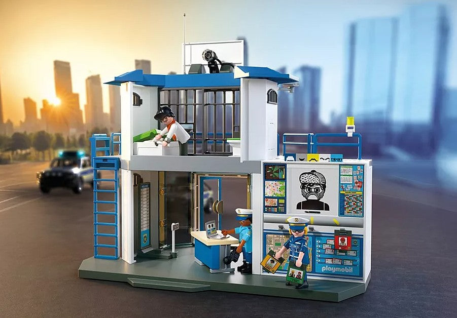 PLAYMOBIL CITY ACTION - POSTE DE POLICE AVEC SALLE DE RECHERCHE #71874