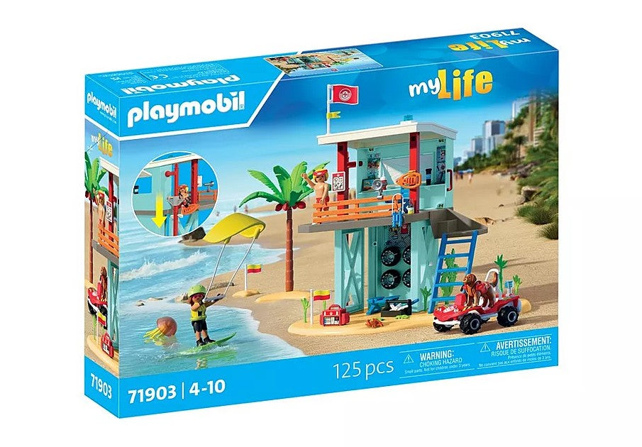 PLAYMOBIL MY LIFE - RESCUE STATION WITH BEACH BUGGY #71903