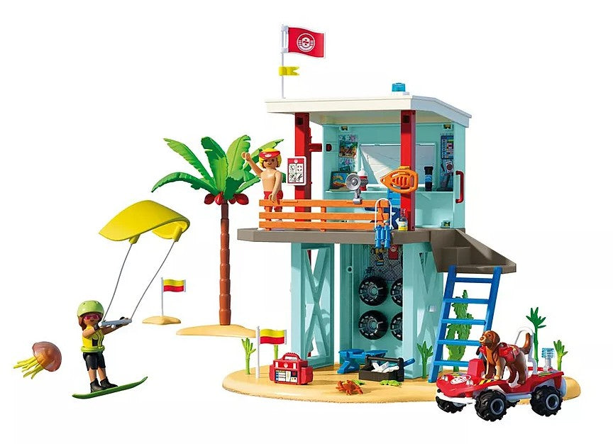 PLAYMOBIL MY LIFE - RESCUE STATION WITH BEACH BUGGY #71903