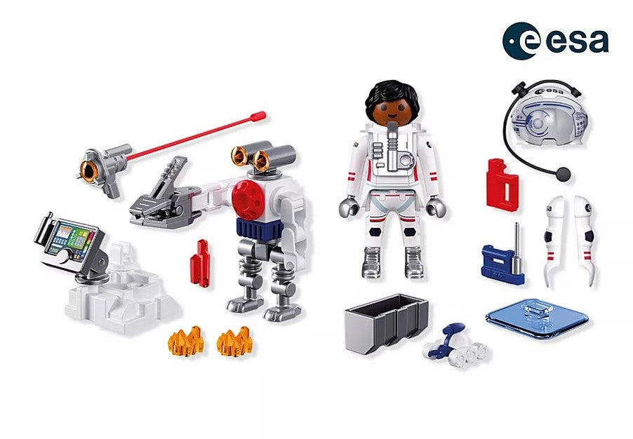 PLAYMOBIL SPACE - ASTRONAUTE DE L'ESA AVEC ROBOT #72014