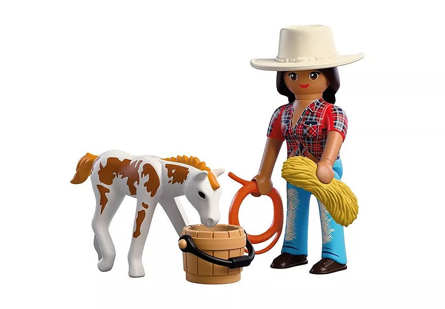 PLAYMOBIL DUO PACK - RIDER WITH FOAL #72026