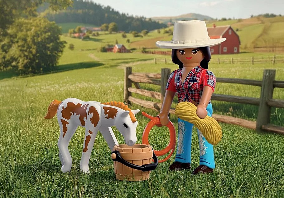 PLAYMOBIL DUO PACK - RIDER WITH FOAL #72026