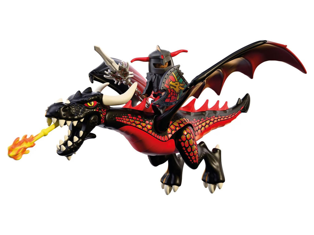 PLAYMOBIL KNIGHTS - DRAGON NOIR & CHEVALIER #72114