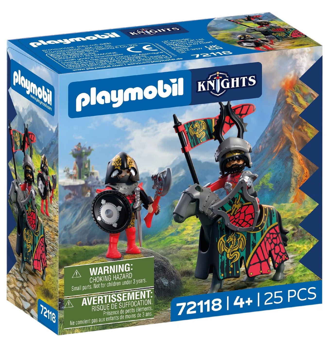 PLAYMOBIL KNIGHTS - CHEF DES CHEVALIERS DU DRAGON #72118