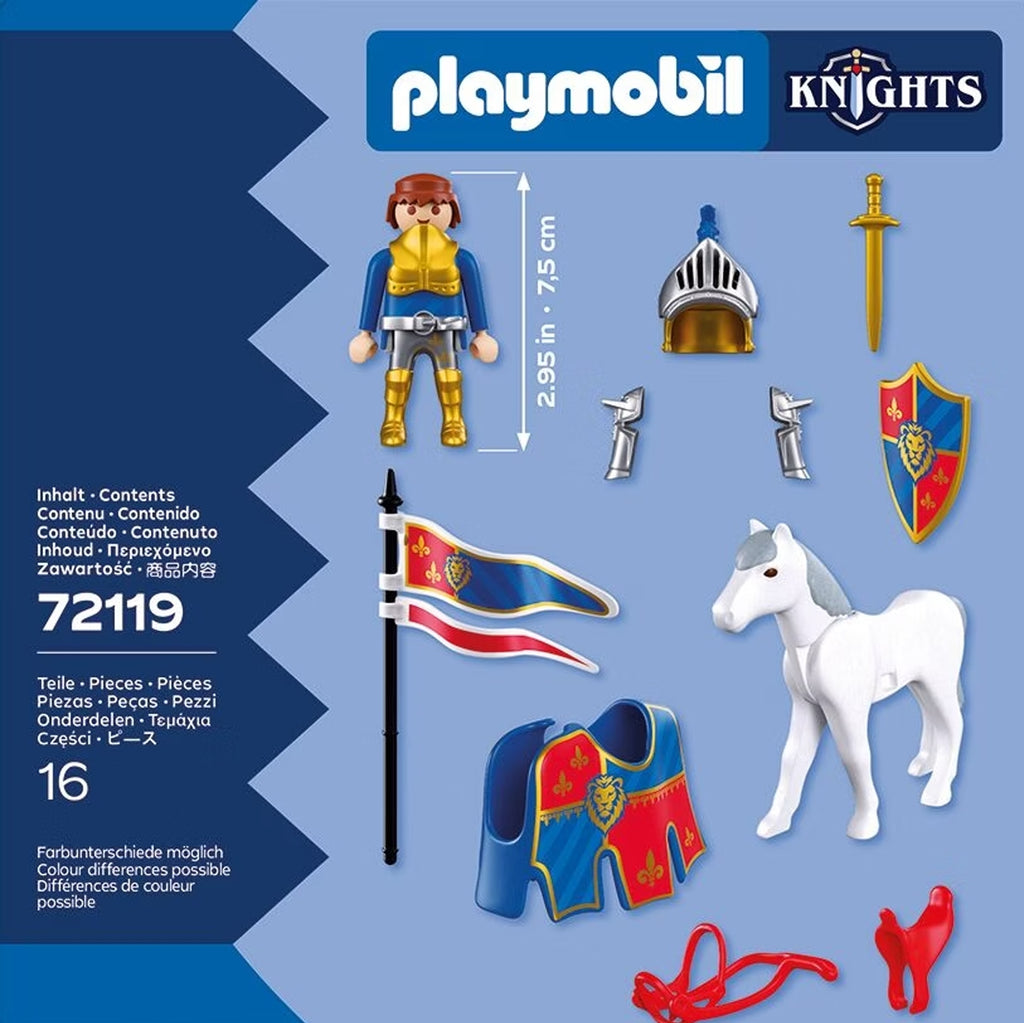 PLAYMOBIL KNIGHTS - LION KNIGHTS' LEADER #72119