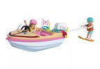 PLAYMOBIL BARBIE - BATEAU & WAKEBOARD #72122