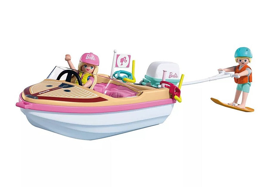 PLAYMOBIL BARBIE - BATEAU & WAKEBOARD #72122