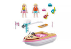 PLAYMOBIL BARBIE - BATEAU & WAKEBOARD #72122