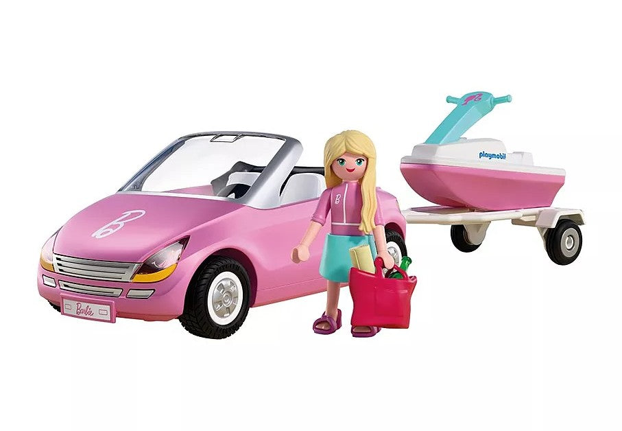 PLAYMOBIL BARBIE - CABRIOLET & SCOOTER DE MER (DÉCAPOTABLE) #72123