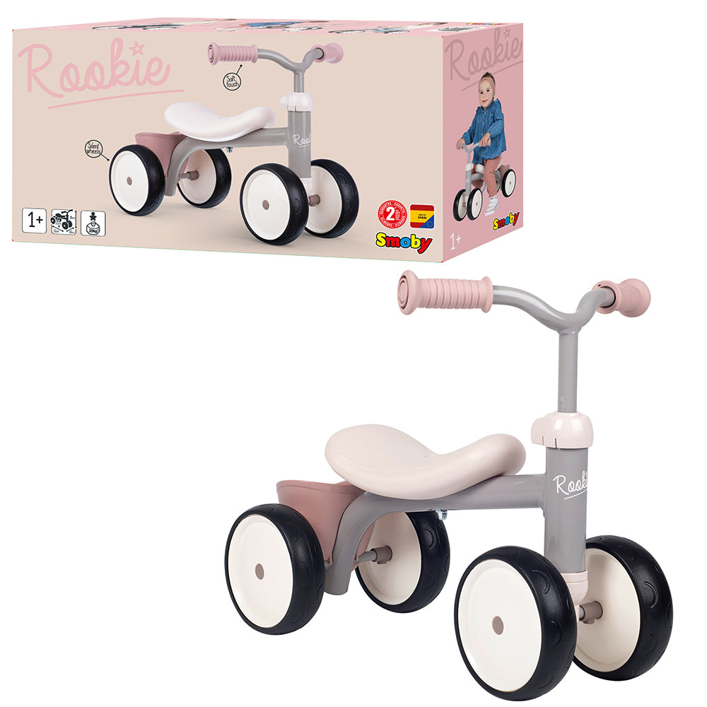 SMOBY - PORTEUR ROOKIE ROSE (VÉLO)