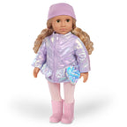 OG DELUXE OUTFIT - WINTERY GLAM PUFFER COAT FOR DOLLS 46 CM (18")