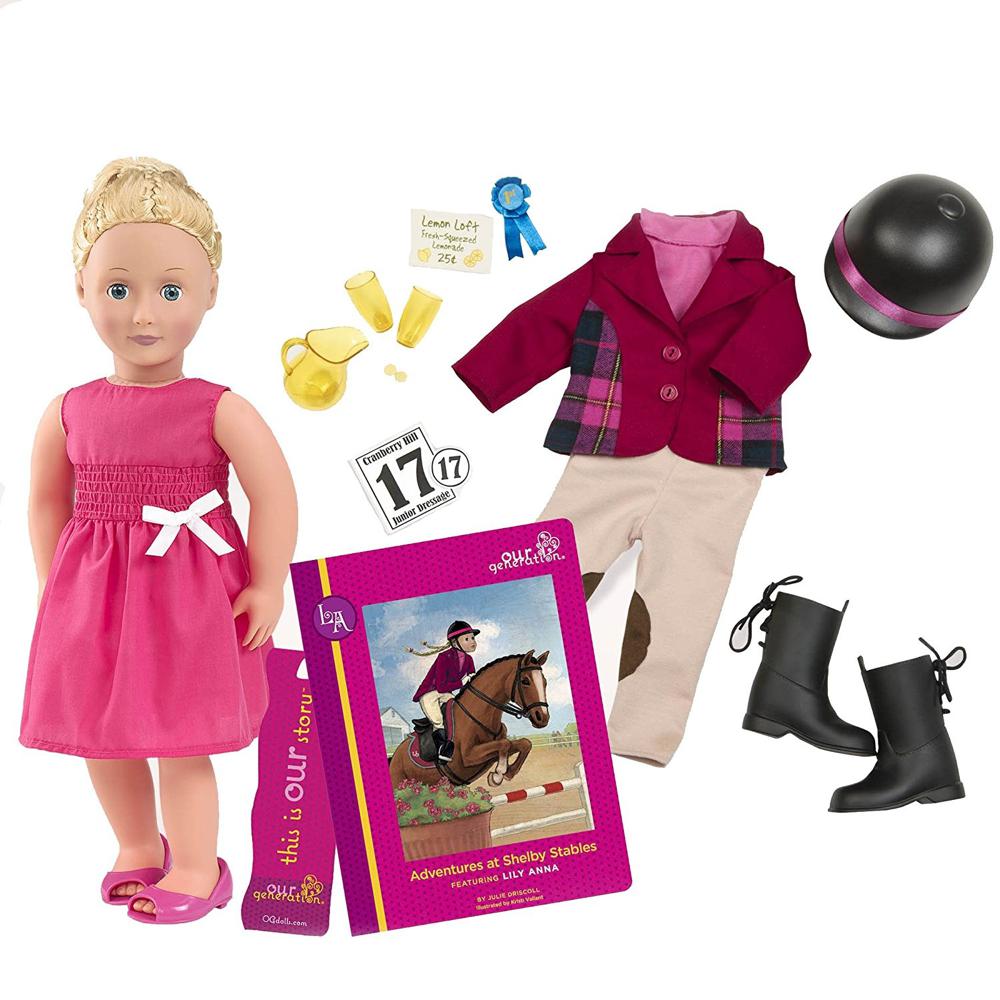 OG DOLL - LILY ANNA RIDER 18" (46CM)
