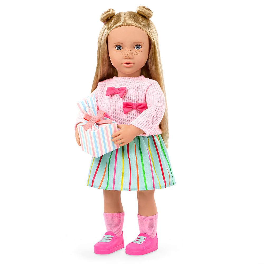 OUR GENERATION DELUXE DOLL - KAT AND THE SWEETS 18"