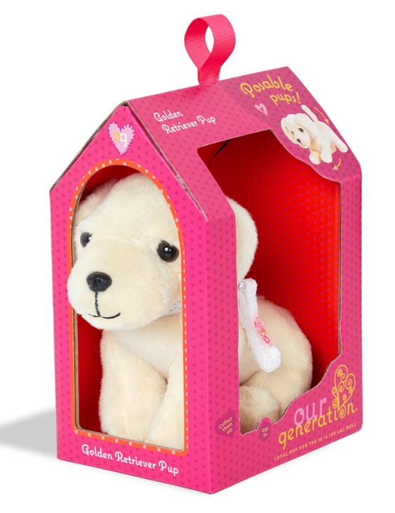 OG - 6" (15CM) GOLDEN RETRIEVER PUPPY PLUSH TOY