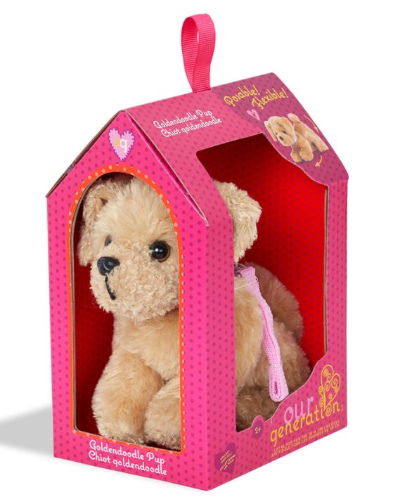 OG - CHIOT GOLDENDOODLE EN PELUCHE 6"(15CM)