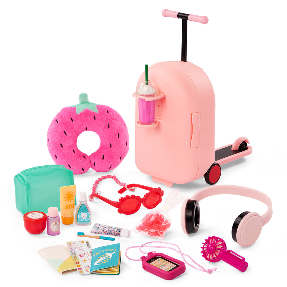 ACCESSOIRES OGDE LUXE - VALISE POUR POUPÉE (PACKED FOR ADVENTURES) 46 CM (18")
