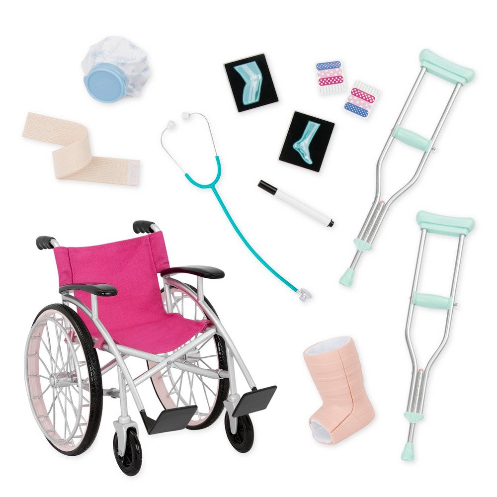 OG LUXURY ACCESSORIES - ON THE ROAD TO RECOVERY FOR 18-INCH DOLL