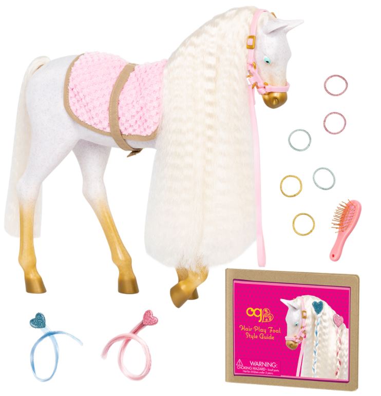 CHEVAL OG - POULAIN ANDALUSIAN 12"(30CM) POUR POUPÉE DE 18"(46CM)