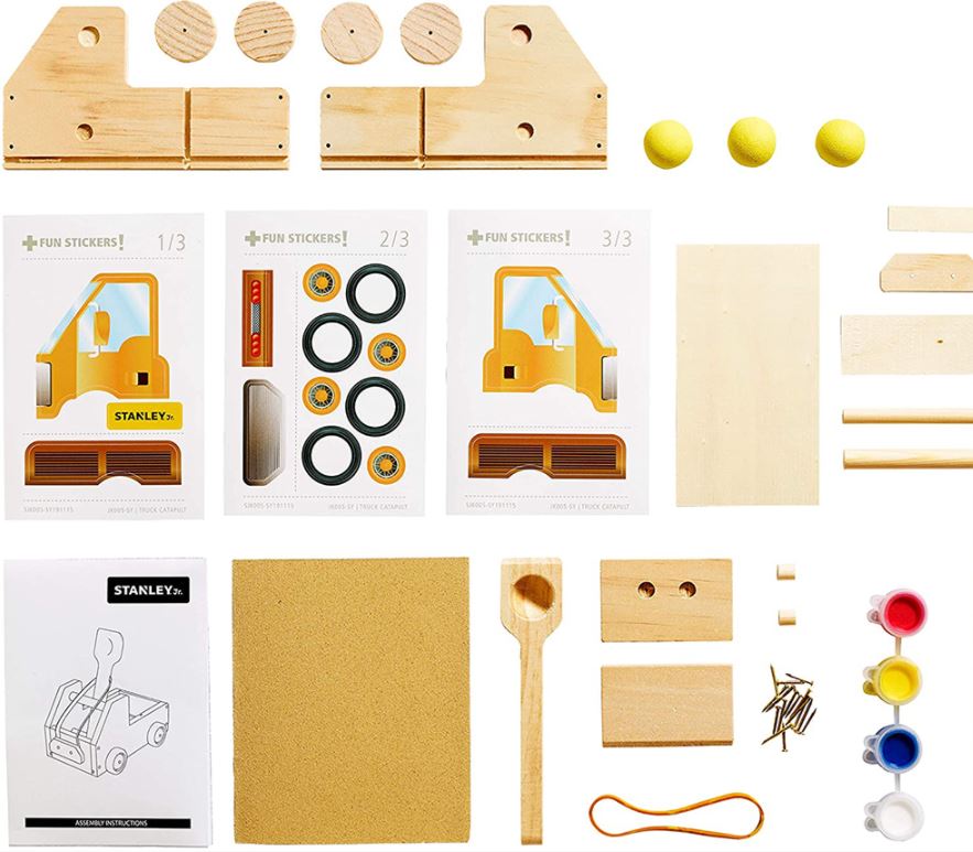 STANLEY JR - CAMION CATAPULTE À CONSTRUIRE