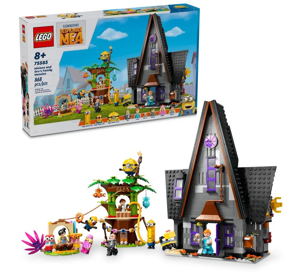 LEGO MINIONS - LES MINIONS ET LE MANOIR FAMILIAL DE GRU #75583