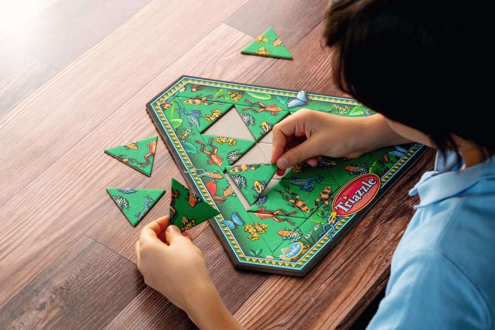 TRIAZZLE GAME - THE FROGS