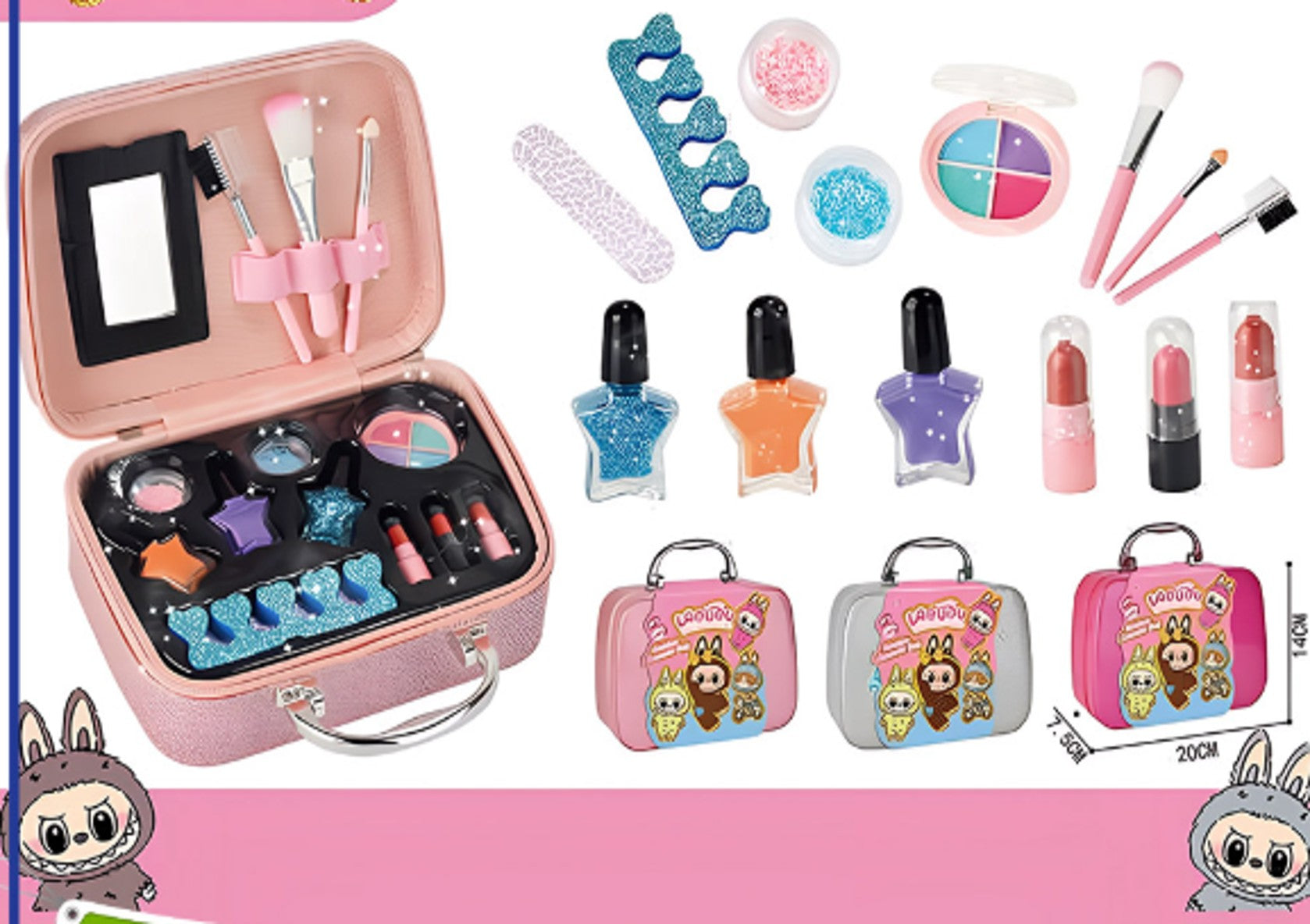 LABUBU - VALISE DE MAQUILLAGE