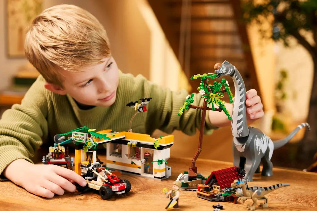 LEGO JURASSIC WORLD - RAPTOR AND TITANOSAUR TRACKING MISSION #76973