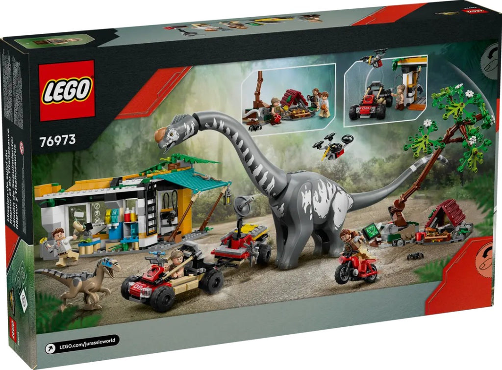 LEGO JURASSIC WORLD - RAPTOR AND TITANOSAUR TRACKING MISSION #76973