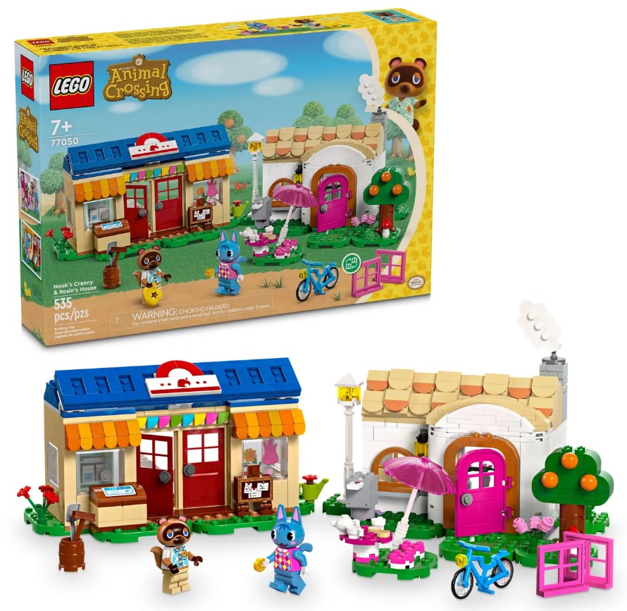 LEGO ANIMAL CROSSING - LA BOUTIQUE NOOK ET LA MAISON DE ROSIE #77050