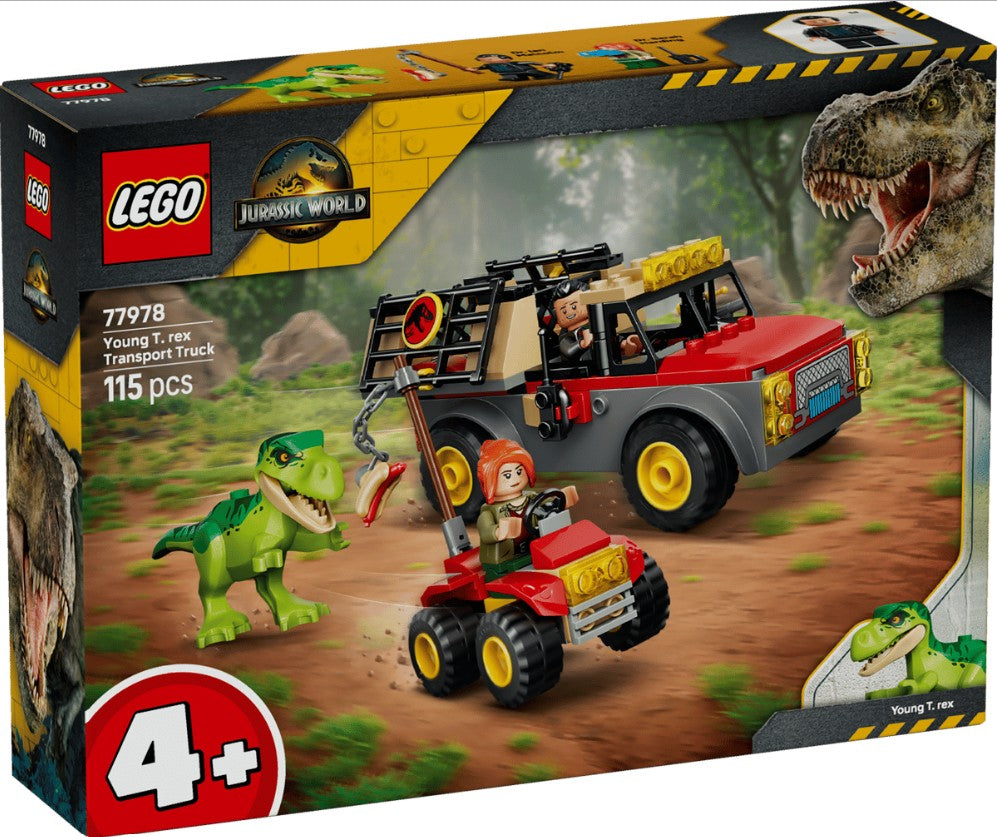 LEGO JURASSIC WORLD - LE CAMION DE TRANSPORT DU JEUNE T-REX #77978