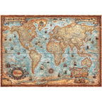 HEYE CASSE-TÊTE 2000 PIÈCES - LA CARTE DU MONDE ANTIQUE #78-29845