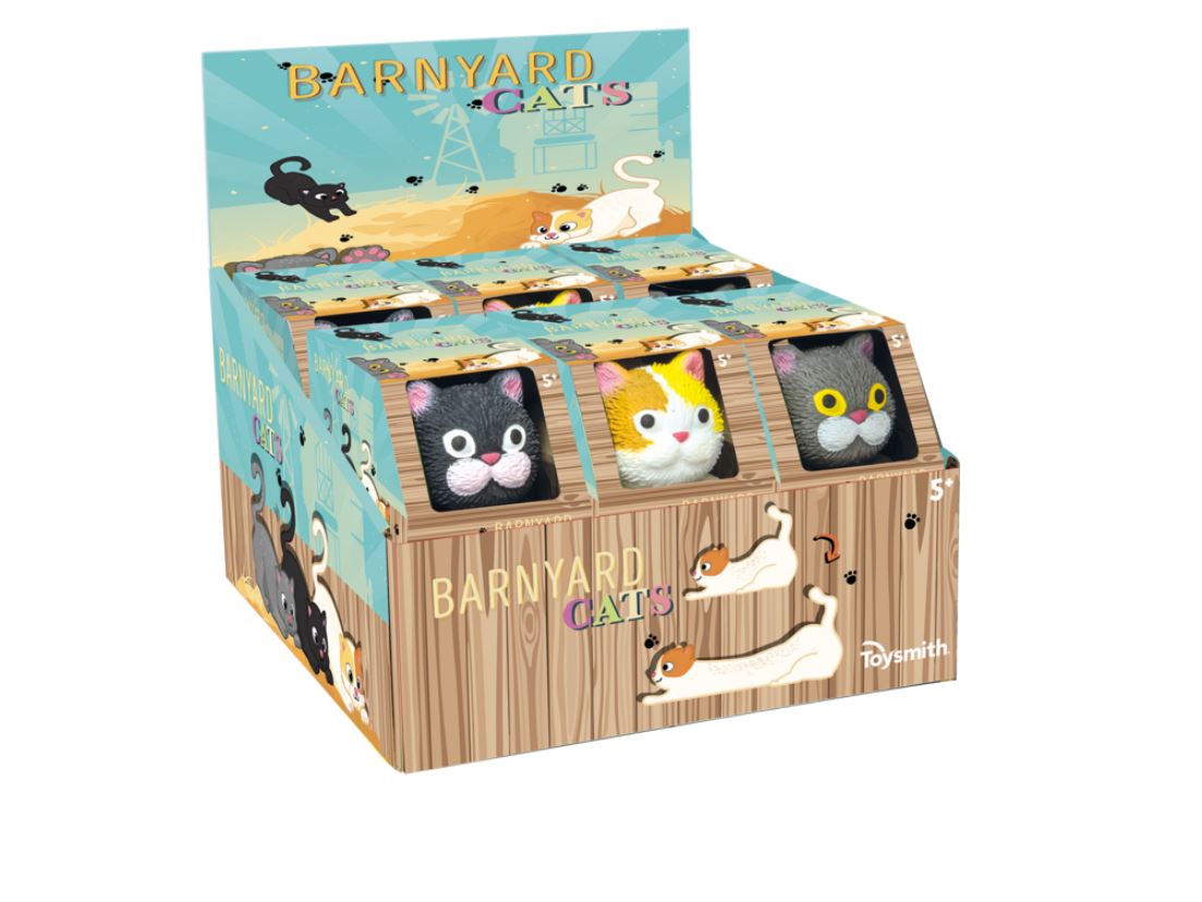 BARNYARD CATS ASST (SQUISHY)