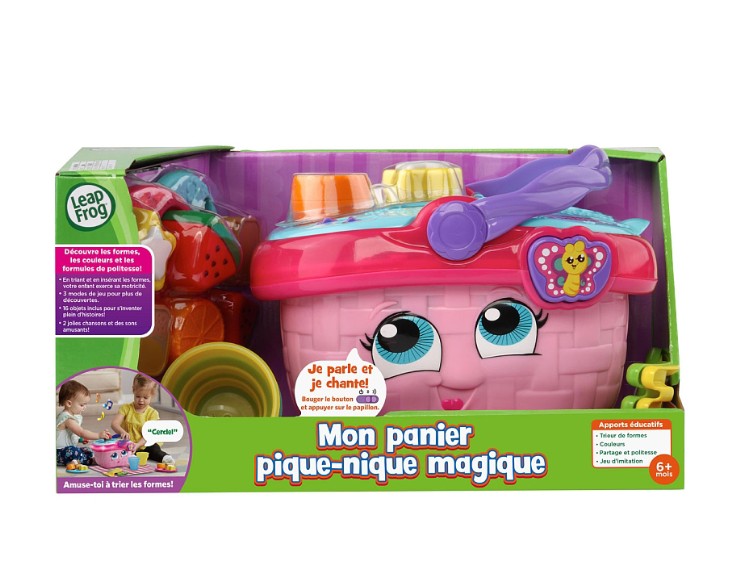 LEAPFROG - SHAPES & SHARING PICNIC BASKET FRENCH VERSION